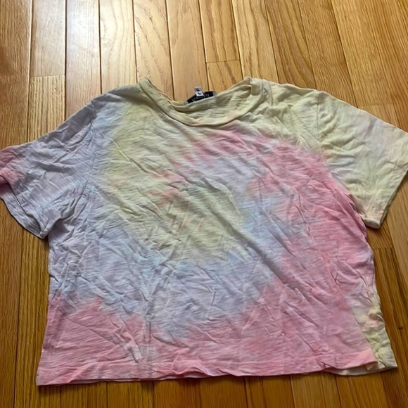 OLIVACEOUS Small Tie Diy Tee Shirt - Picture 1 of 6
